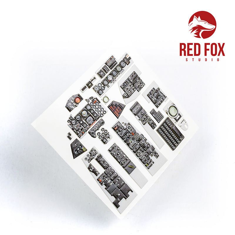 Red Fox RFS-32036 1:32 F-4J Phantom II 3D Acrylic Instrument Panel