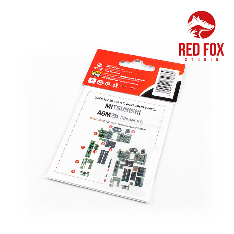 Red Fox Studio RFS-32037 1:32 Mitsubishi A6M2b Zero Fighter