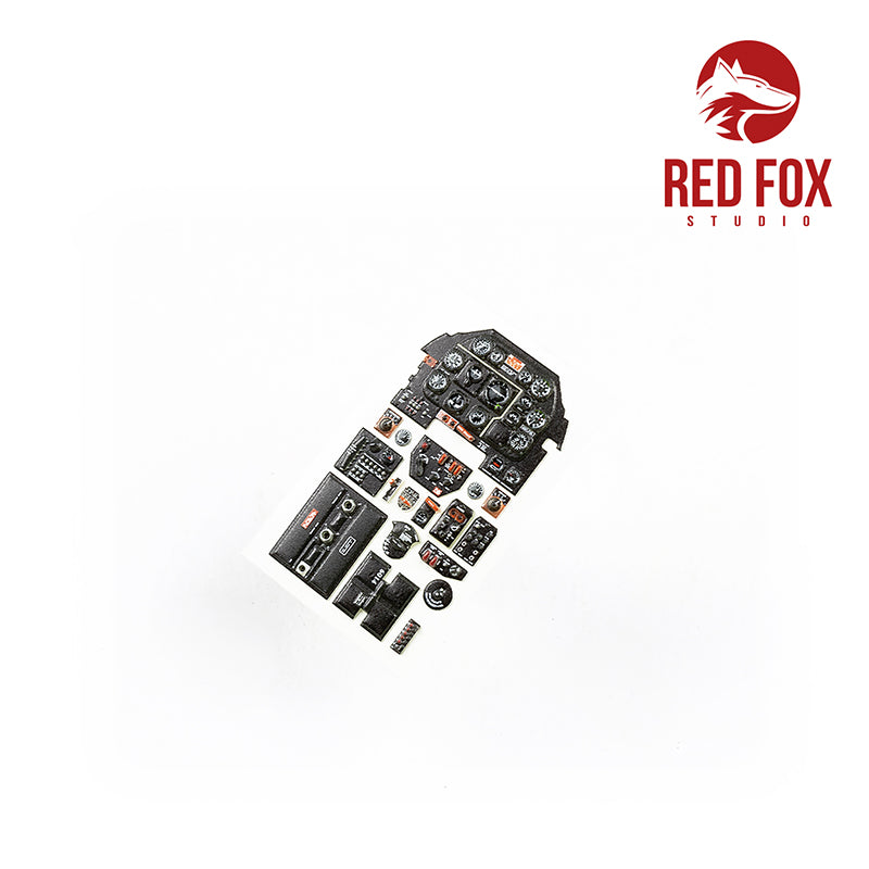 Red Fox RFS-32039 1:32 P-51K Mustang 3D Acrylic Instrument Panel
