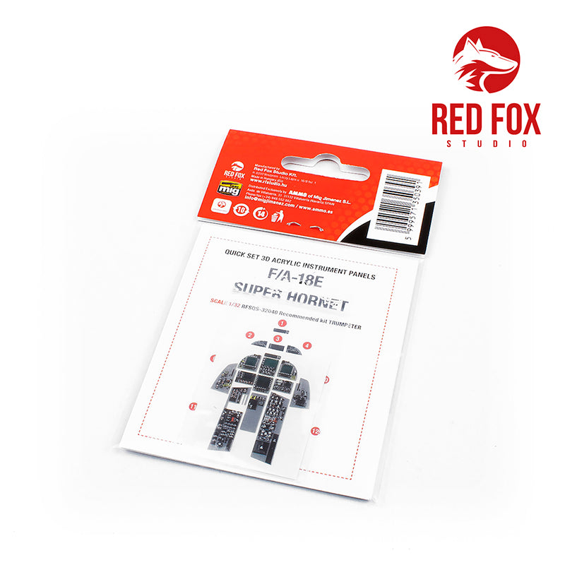 Red Fox RFS-32040 1:32 F/A-18E Super Hornet 3D Instrument Panel