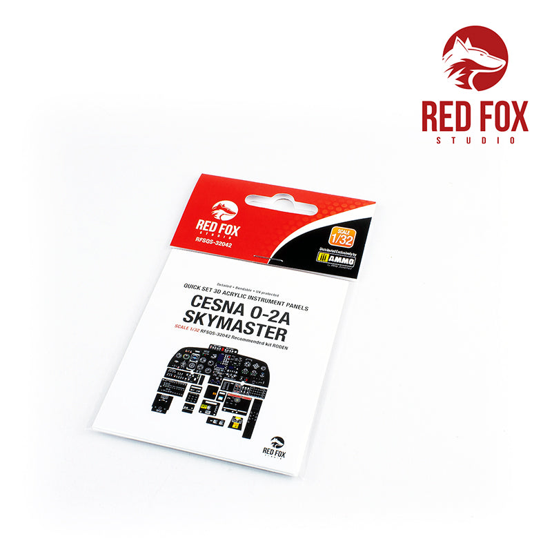 Red Fox RFS-32042 1:32 O-2A Skymaster 3D Acrylic Instrument Panel