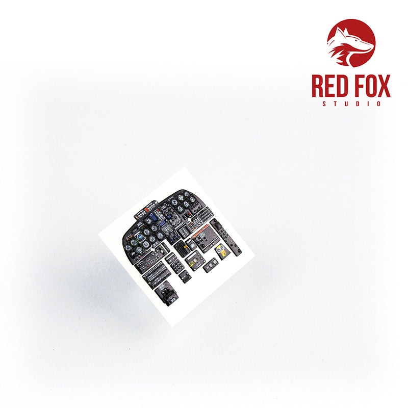 Red Fox RFS-32042 1:32 O-2A Skymaster 3D Acrylic Instrument Panel