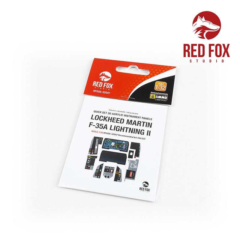 Red Fox RFS-32047 1:32 F-35A Lightning II 3D Instrument Panel