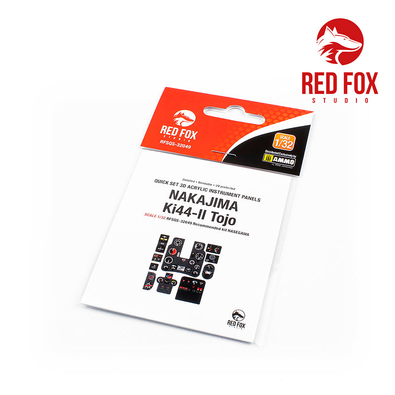 Red Fox RFS-32049 1:32 Nakajima Ki-44-II Tojo 3D Instrument Panel