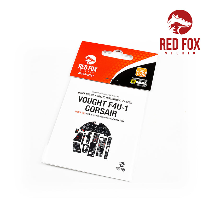 Red Fox RFS-32051 1:32 F4U-1 Corsair 3D Acrylic Instrument Panel