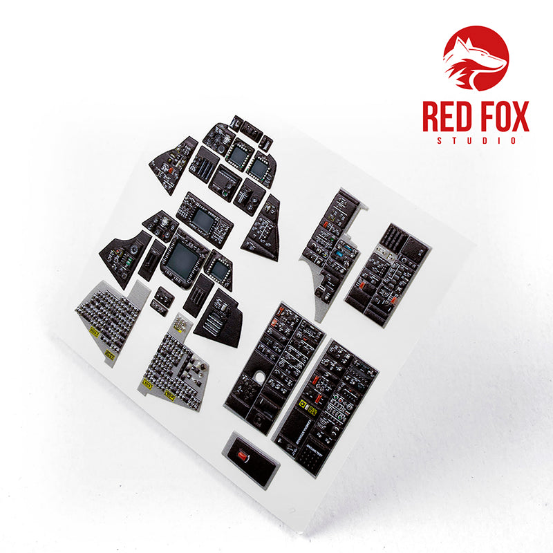 Red Fox RFS-32058 1:32 F-14D Super Tomcat 3D Instrument Panel