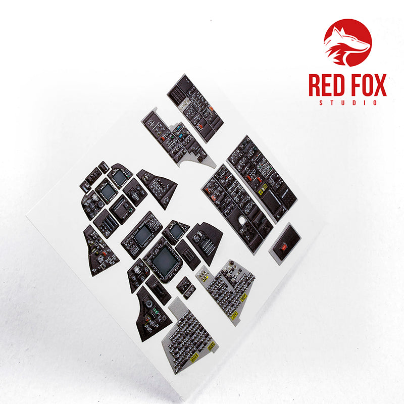 Red Fox RFS-32058 1:32 F-14D Super Tomcat 3D Instrument Panel