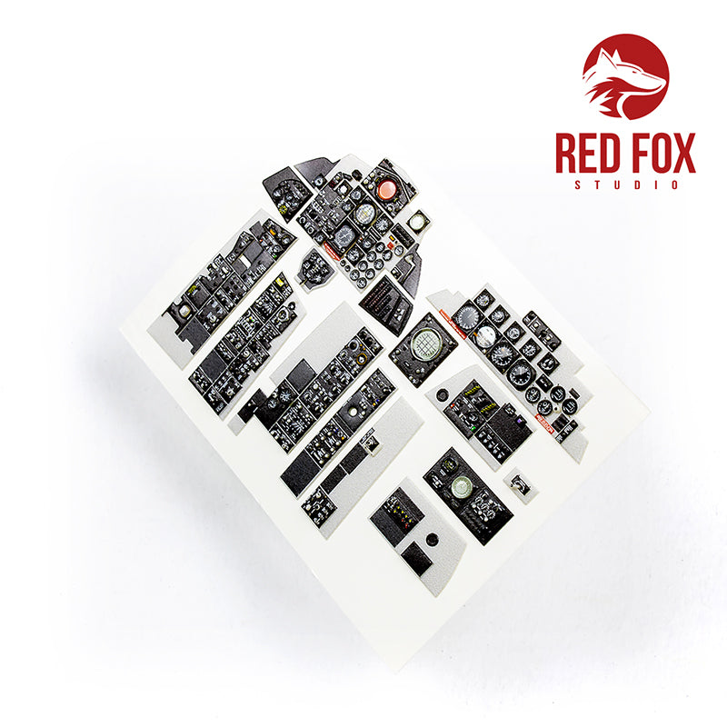 Red Fox RFS-32059 1:32 F-4F Phantom II 3D Acrylic Instrument Panel