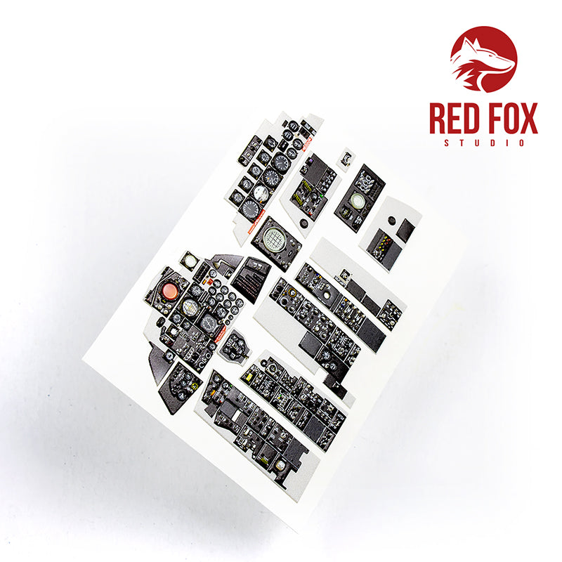 Red Fox RFS-32059 1:32 F-4F Phantom II 3D Acrylic Instrument Panel