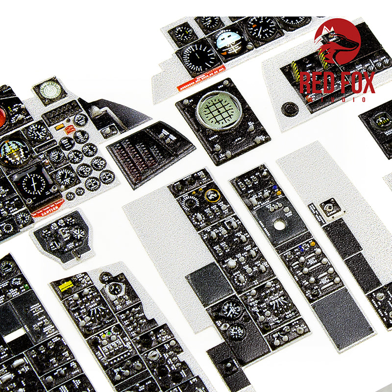 Red Fox RFS-32059 1:32 F-4F Phantom II 3D Acrylic Instrument Panel