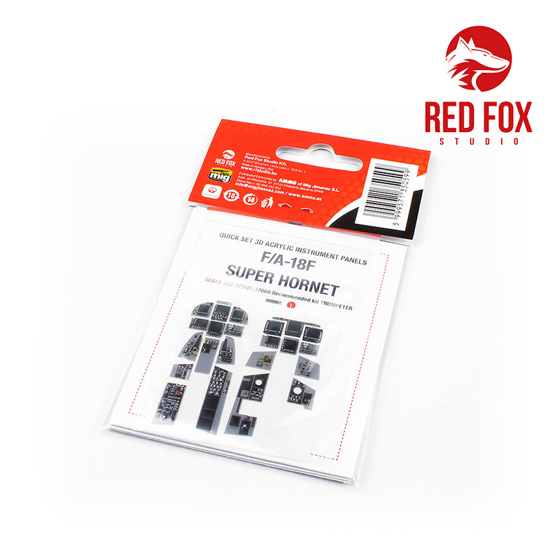Red Fox RFS-32060 1:32 F/A-18F Super Hornet 3D Instrument Panel