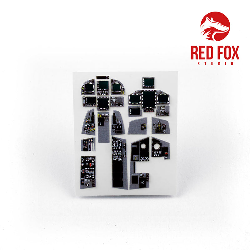 Red Fox RFS-32061 1:32 EA-18G Growler 3D Acrylic Instrument Panel
