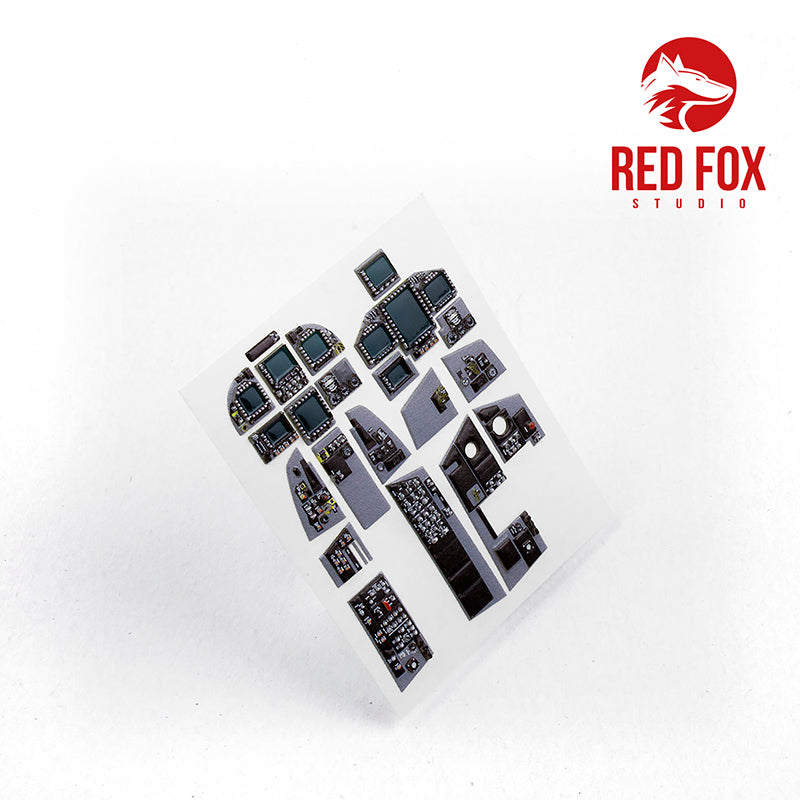 Red Fox RFS-32061 1:32 EA-18G Growler 3D Acrylic Instrument Panel