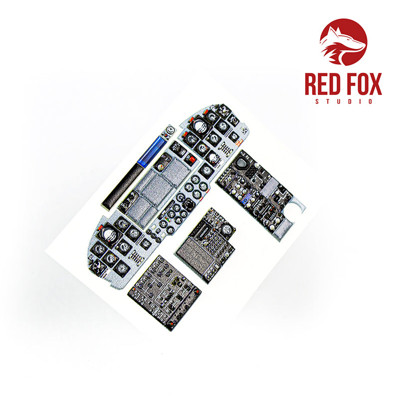 Red Fox RFS-32065 1:32 Westland Lynx HAS.3 3D Instrument Panel