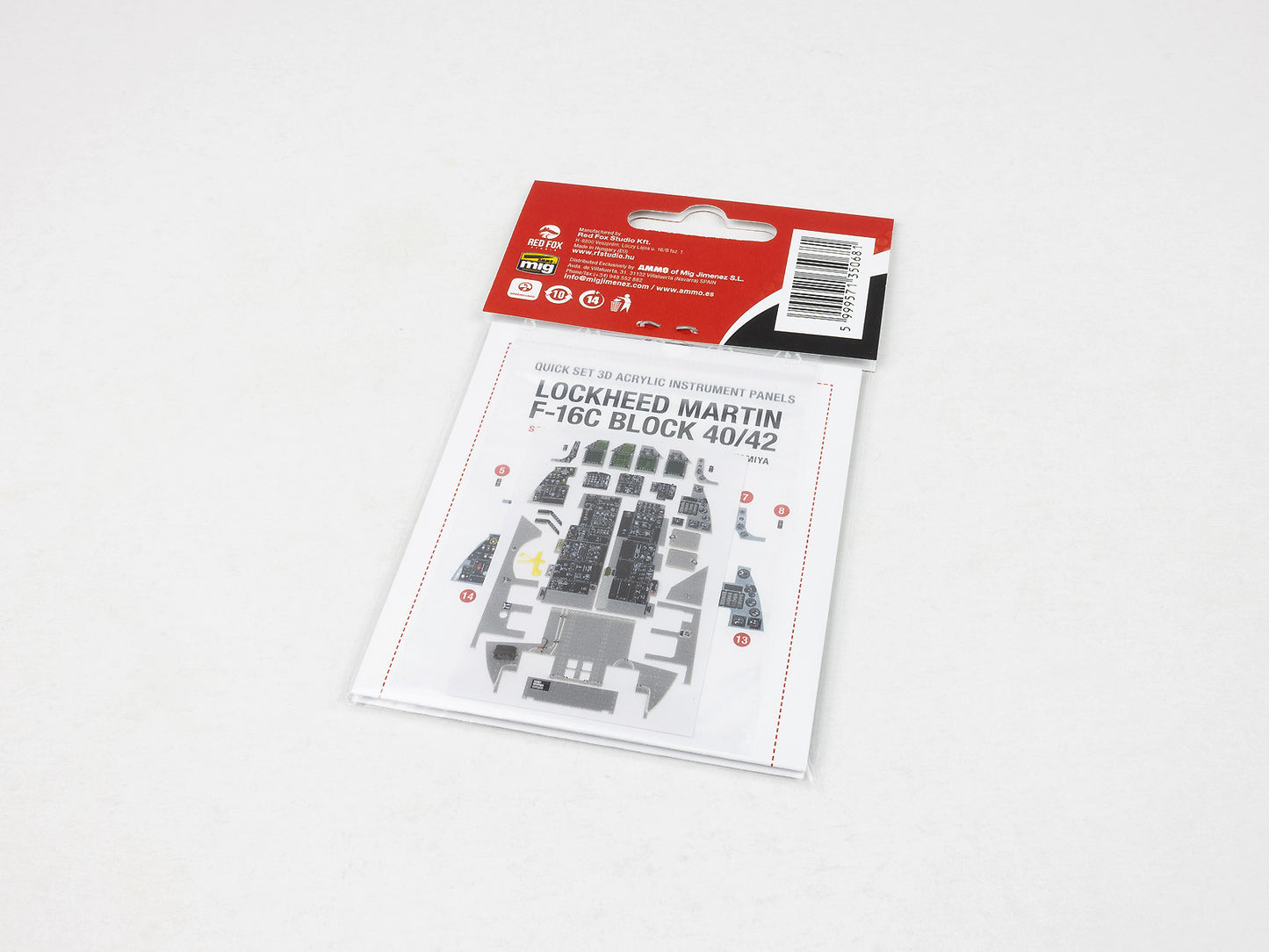 Red Fox RFS-32069 1:32 F-16C Block 40/42 3D Instrument Panel