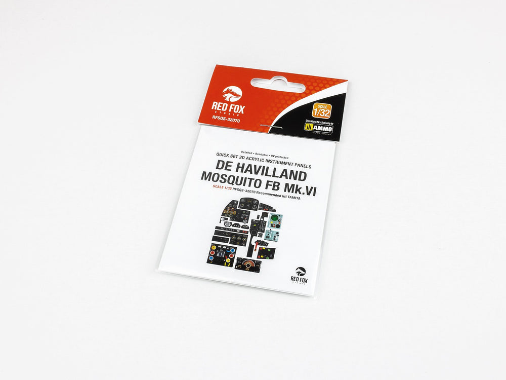 Red Fox RFS-32070 1:32 Mosquito FB Mk.VI 3D Instrument Panel