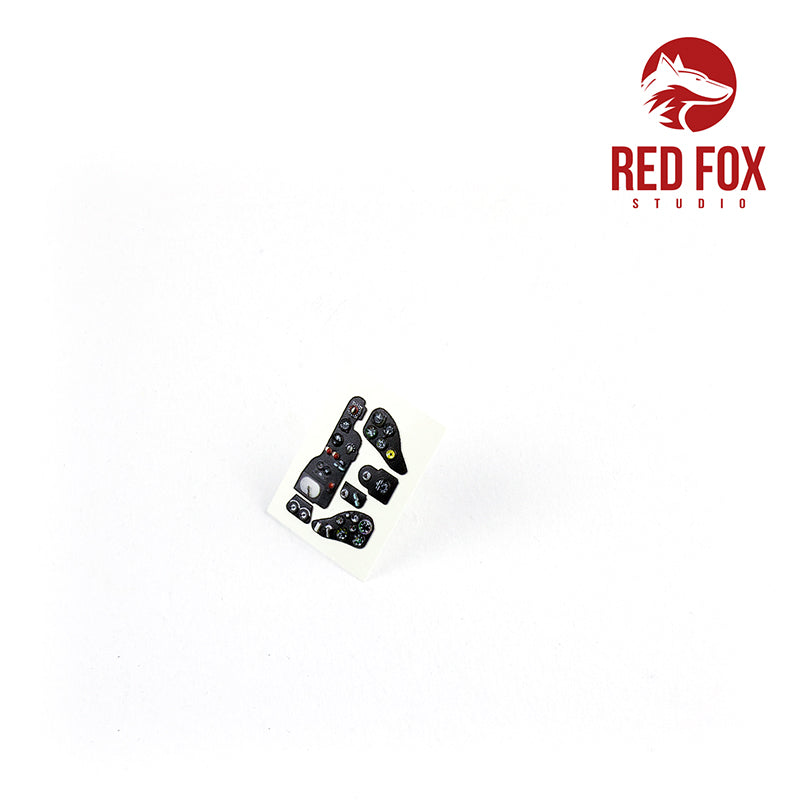 Red Fox Studio RFS-32073 1:32 Fiat CR.42 Falco Quick Set 3D Acrylic Instr. Panel
