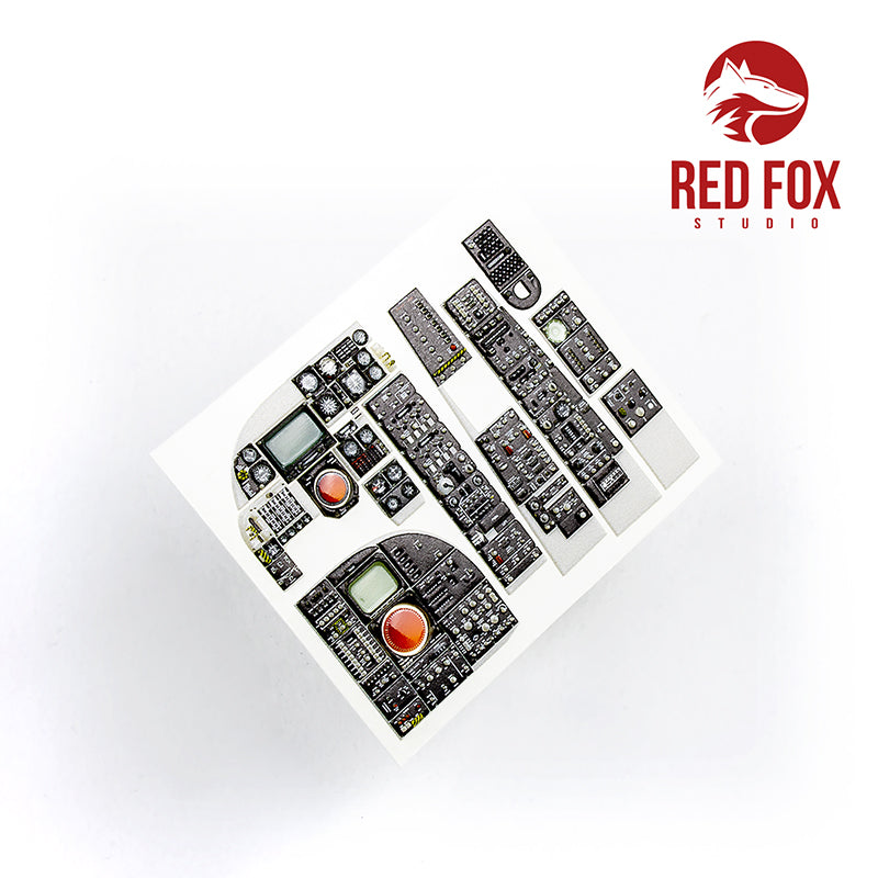 Red Fox RFS-32074 1:32 A-6E Intruder 3D Acrylic Instrument Panel