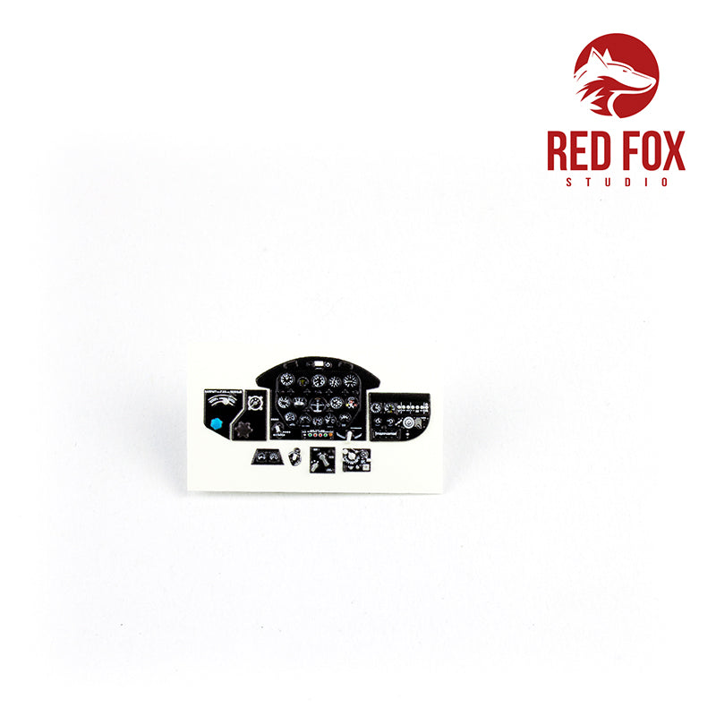 Red Fox Studio RFS-32075 1:32 Mikoyan MiG-3 Quick Set 3D Acrylic Instr. Panel