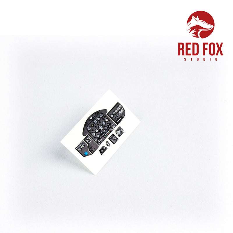 Red Fox Studio RFS-32075 1:32 Mikoyan MiG-3 Quick Set 3D Acrylic Instr. Panel