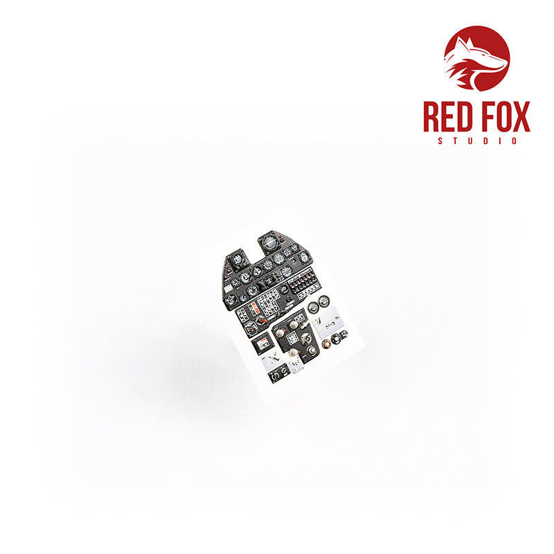 Red Fox RFS-32076 1:32 P-40E Warhawk 3D Acrylic Instrument Panel