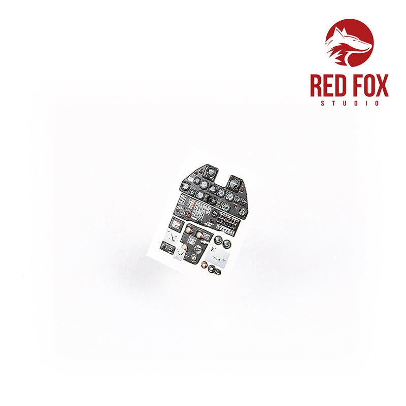 Red Fox RFS-32076 1:32 P-40E Warhawk 3D Acrylic Instrument Panel