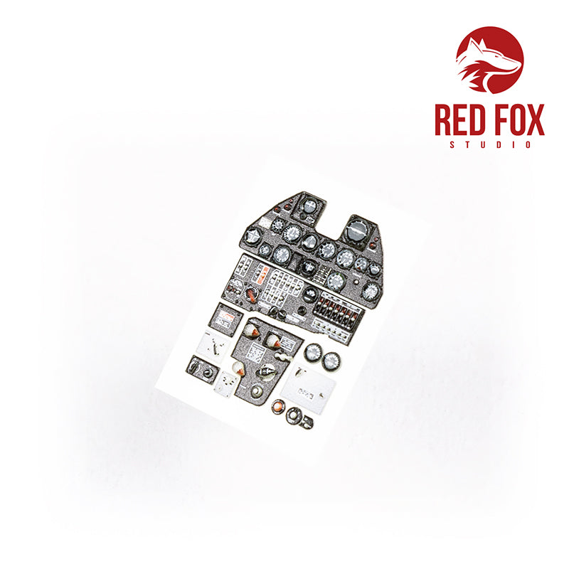 Red Fox RFS-32076 1:32 P-40E Warhawk 3D Acrylic Instrument Panel