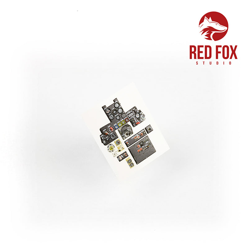 Red Fox Studio RFS-32077 1:32 Kawasaki Ki-61-I Hien 3D Acrylic Instrument Panel