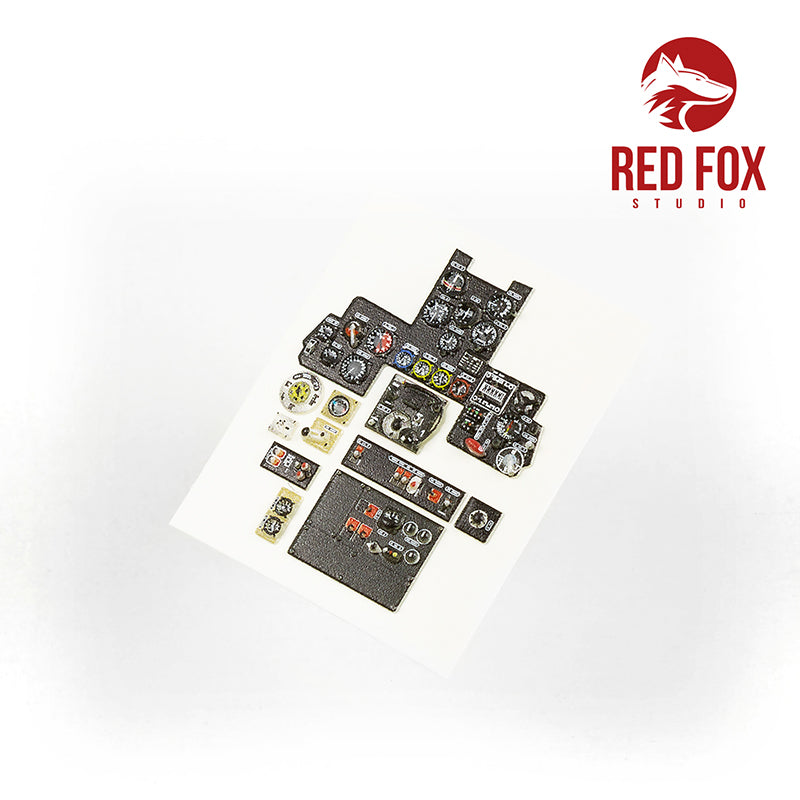 Red Fox Studio RFS-32077 1:32 Kawasaki Ki-61-I Hien 3D Acrylic Instrument Panel