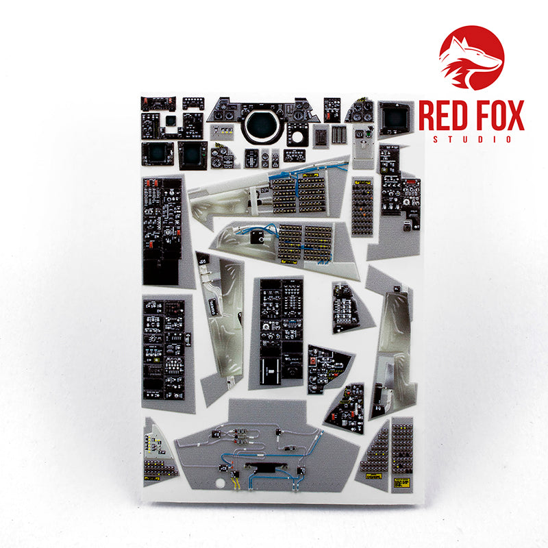 Red Fox RFS-32081 1:32 F-14A Tomcat 3D Acrylic Instrument Panel