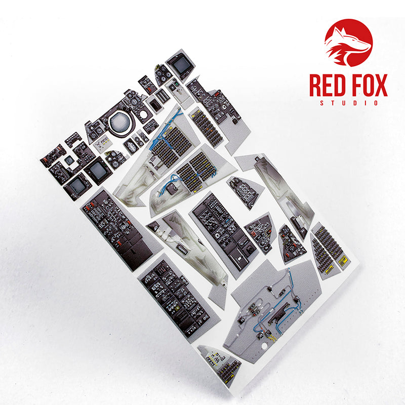 Red Fox RFS-32081 1:32 F-14A Tomcat 3D Acrylic Instrument Panel