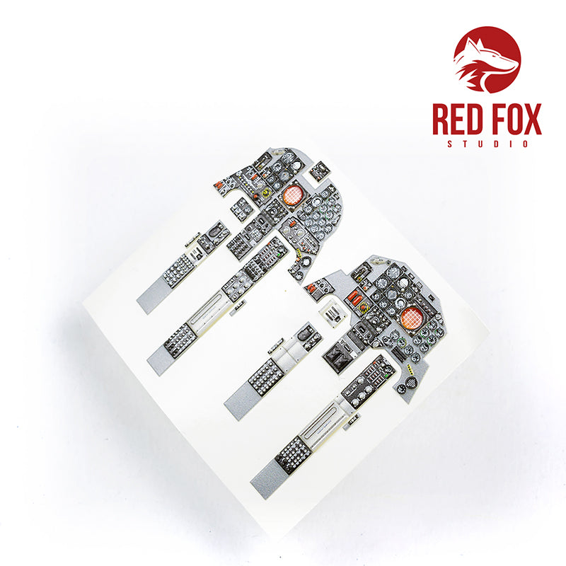 Red Fox RFS-32083 1:32 F-5F Tiger II 3D Acrylic Instrument Panel
