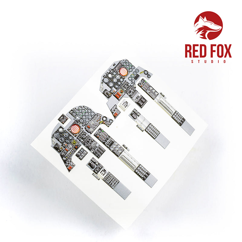 Red Fox RFS-32083 1:32 F-5F Tiger II 3D Acrylic Instrument Panel