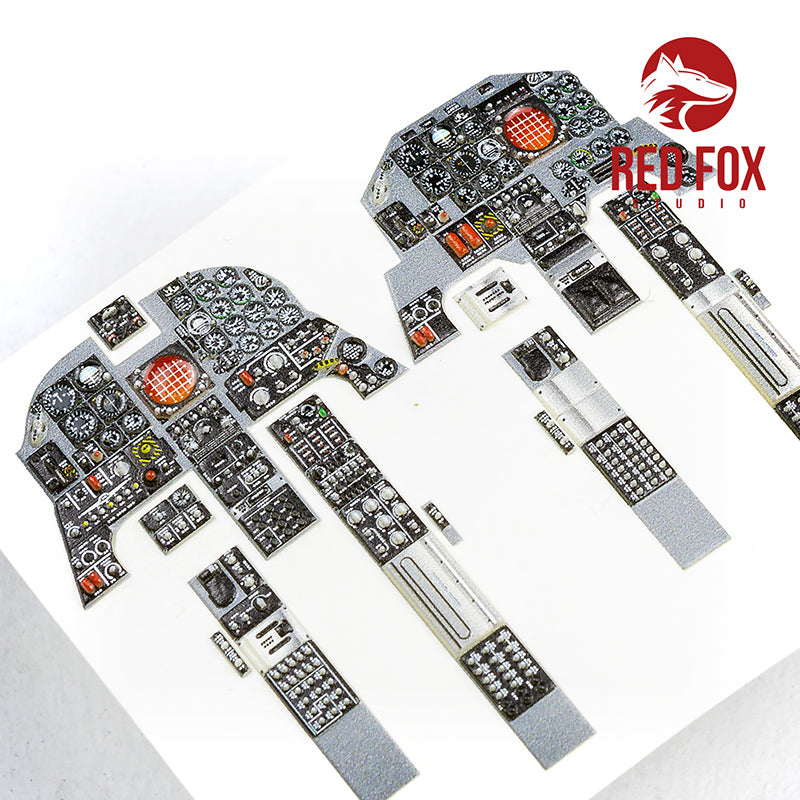 Red Fox RFS-32083 1:32 F-5F Tiger II 3D Acrylic Instrument Panel