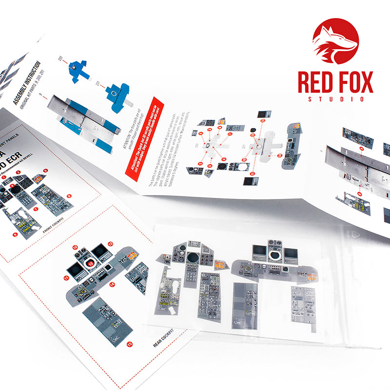Red Fox RFS-32088 1:32 Tornado ECR 3D Acrylic Instrument Panel