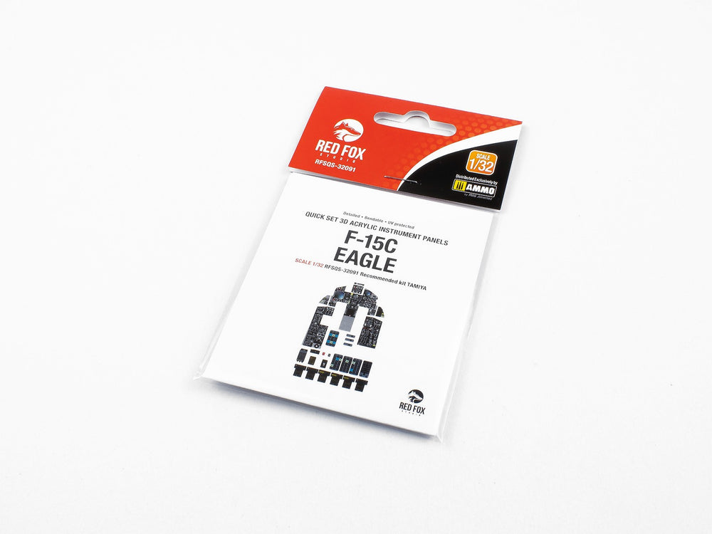 Red Fox RFS-32091 1:32 F-15C Eagle 3D Acrylic Instrument Panel