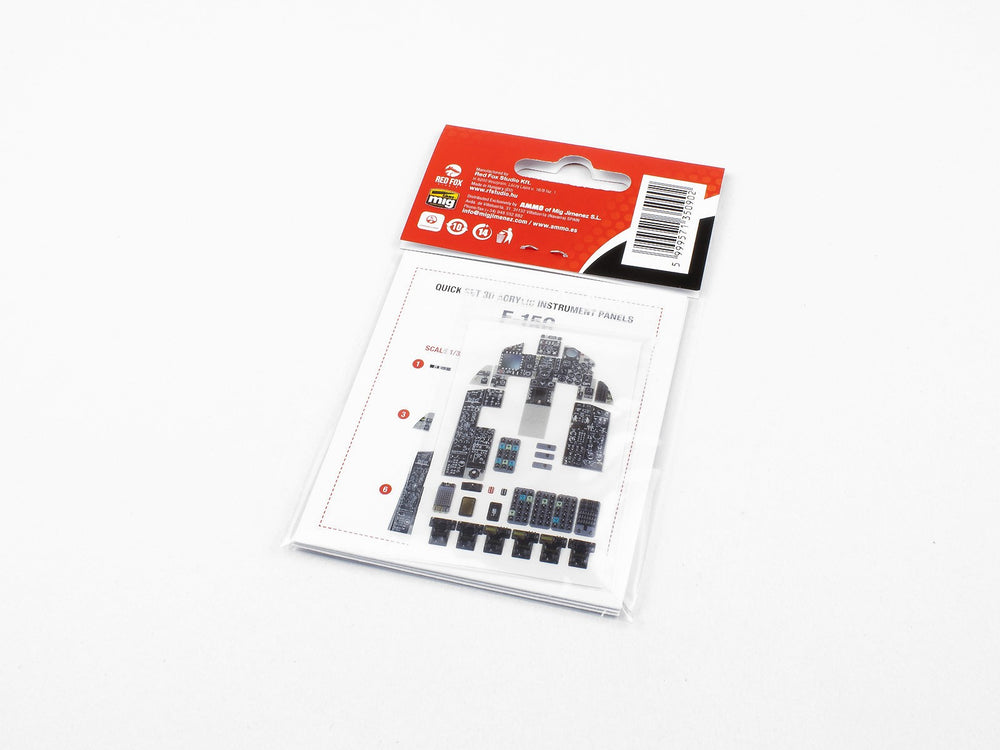 Red Fox RFS-32091 1:32 F-15C Eagle 3D Acrylic Instrument Panel