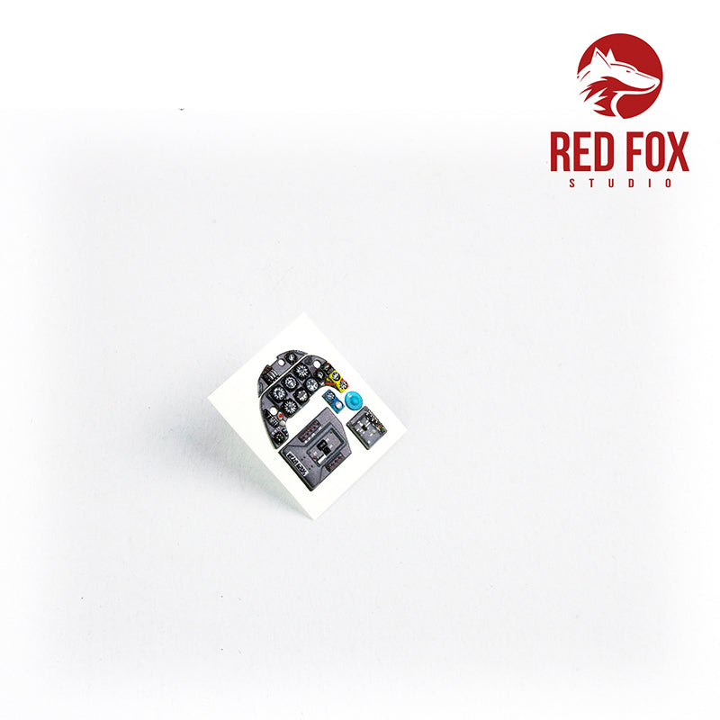 Red Fox RFS-32095 1:32 Bf-109F-4 3D Acrylic Instrument Panel