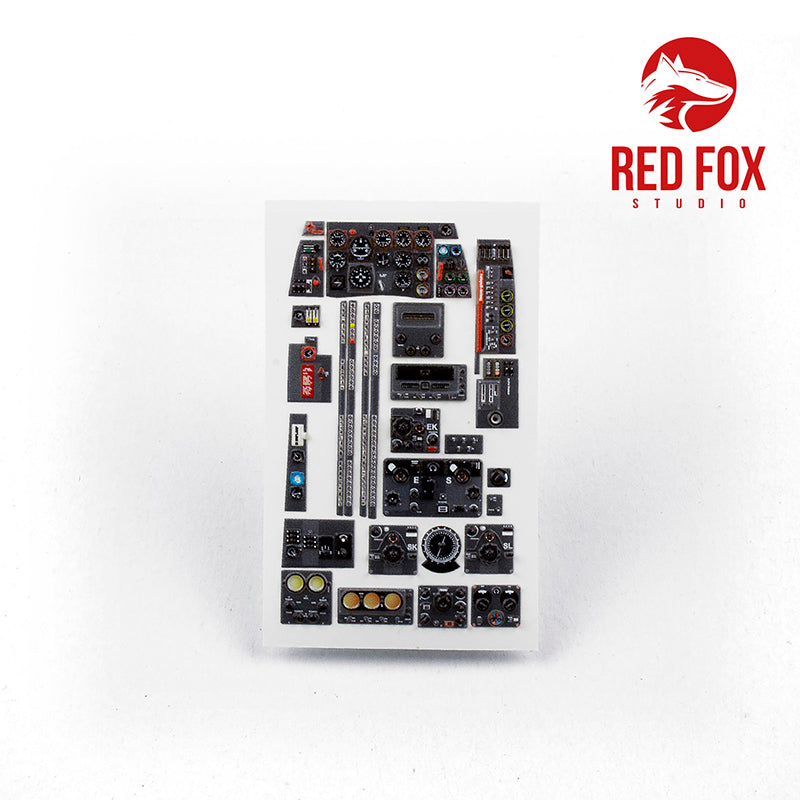 Red Fox RFS-32100 1:32 He-219A-0 Uhu 3D Acrylic Instrument Panel