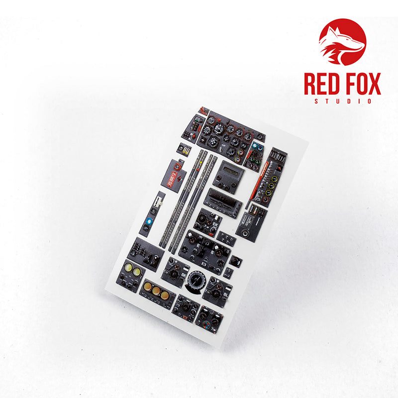 Red Fox RFS-32100 1:32 He-219A-0 Uhu 3D Acrylic Instrument Panel