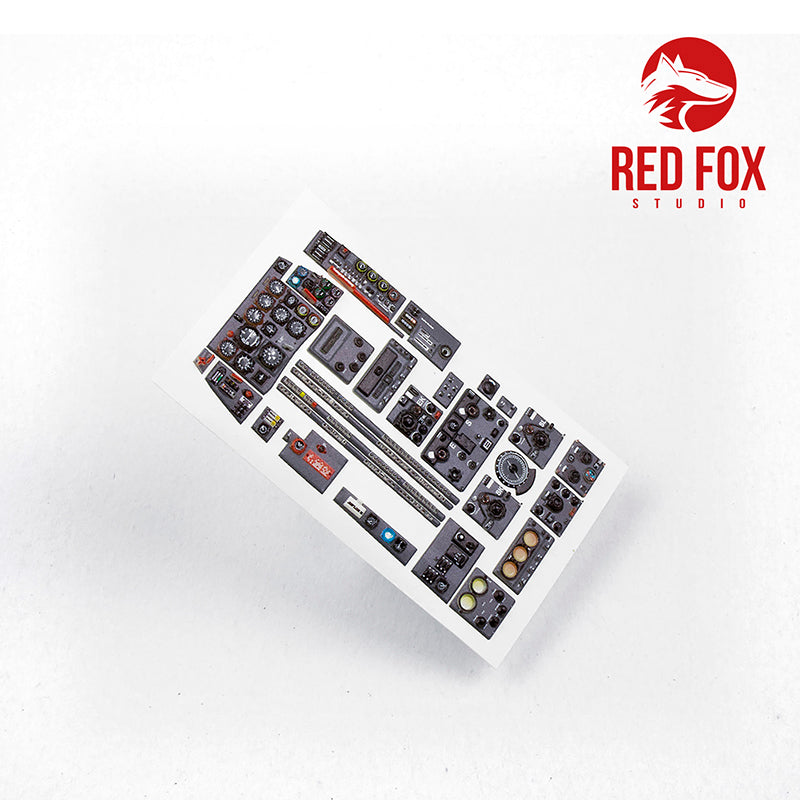 Red Fox RFS-32100 1:32 He-219A-0 Uhu 3D Acrylic Instrument Panel