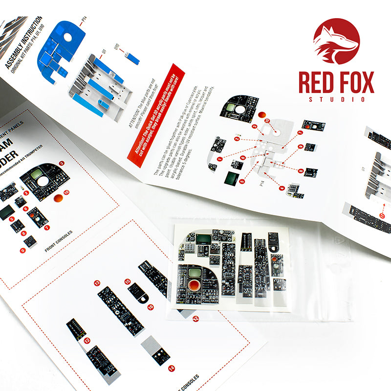 Red Fox RFS-32103 1:32 A-6E TRAM Intruder 3D Acrylic Instrument Panel