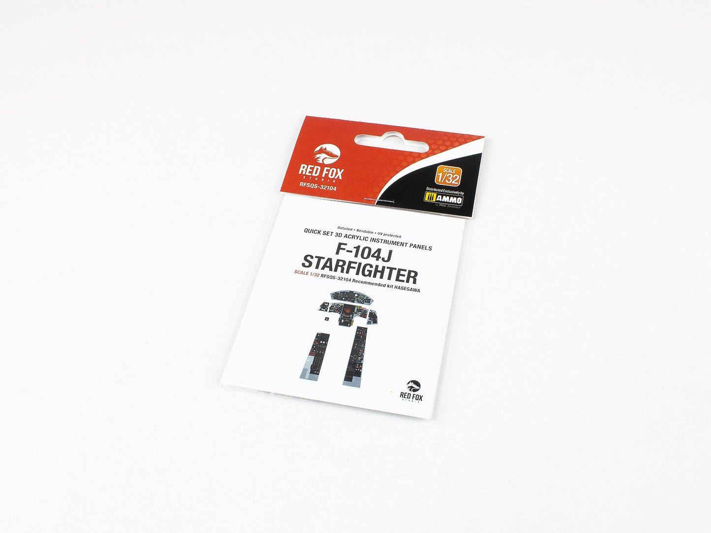 Red Fox Studio RFS-32104 1:32 Lockheed F-104J Starfighter 3D Instr. Panel