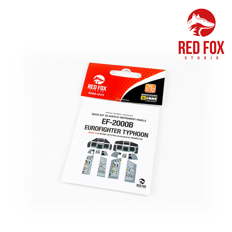 Red Fox RFS-32113 1:32 EF-2000B Typhoon 3D Acrylic Instrument Panel