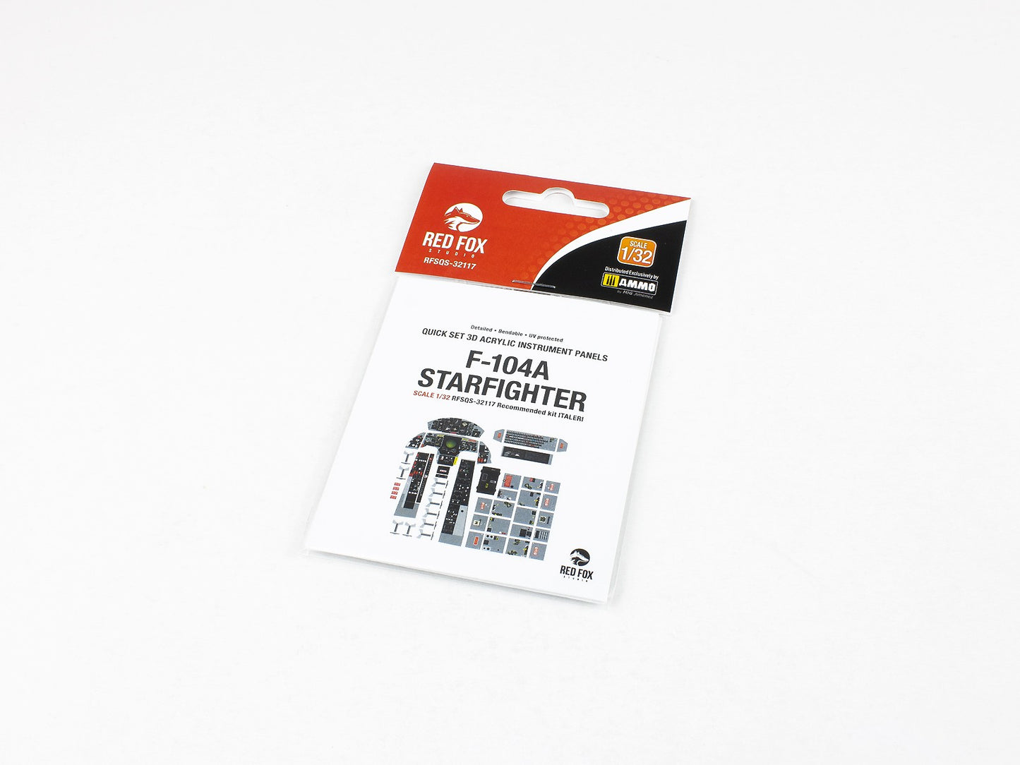 Red Fox Studio RFS-32117 1:32 Lockheed F-104A Starfighter 3D Instr. Panel
