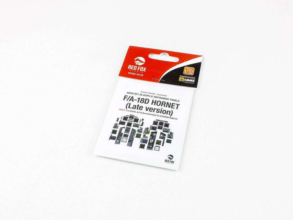 Red Fox RFS-32119 1:32 F/A-18D Late Hornet 3D Acrylic Instrument Panel