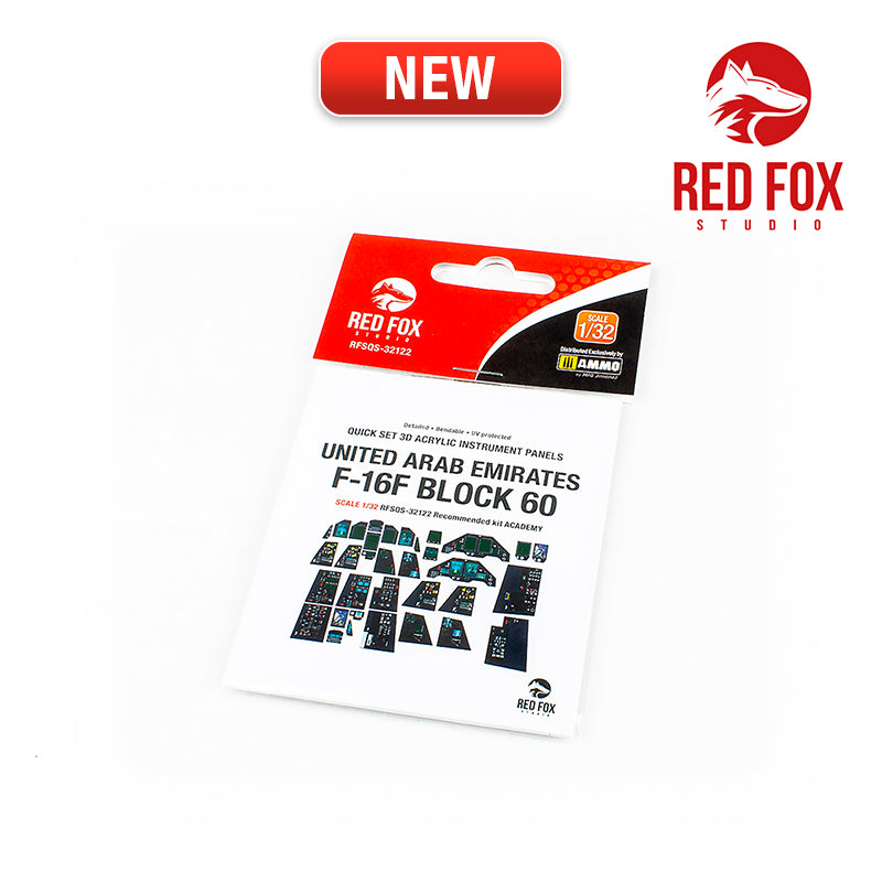 Red Fox RFS-32122 1:32 F-16F Block 60 Fighting Falcon 3D Panel