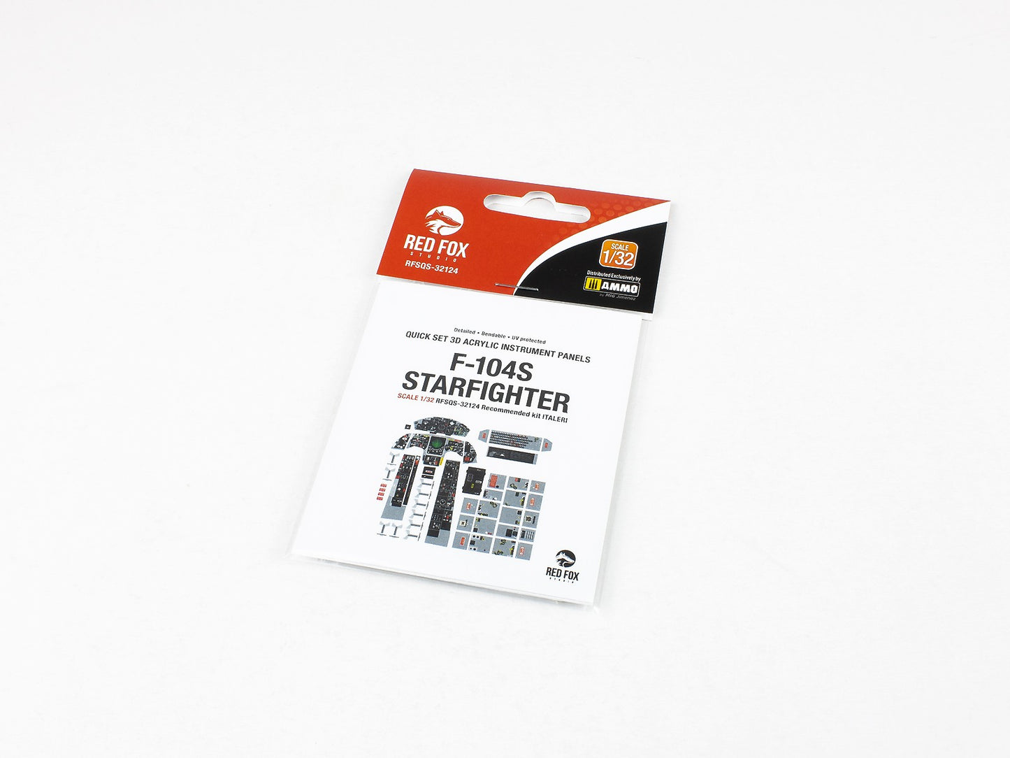 Red Fox Studio RFS-32124 1:32 Lockheed F-104S Starfighter 3D Instr. Panel