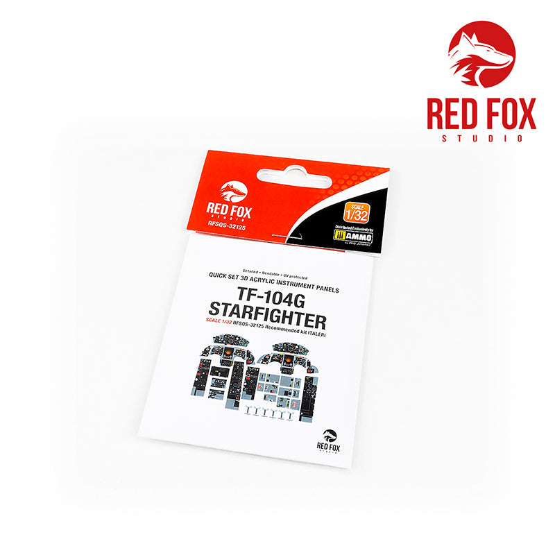 Red Fox RFS-32125 1:32 TF-104G Starfighter 3D Instrument Panel