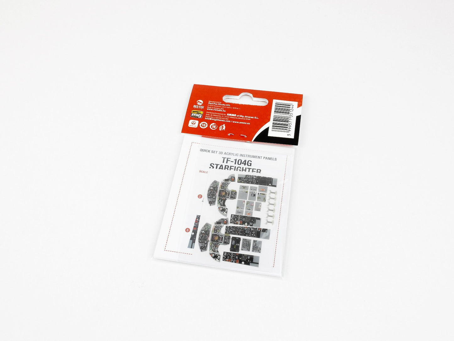 Red Fox RFS-32125 1:32 TF-104G Starfighter 3D Instrument Panel